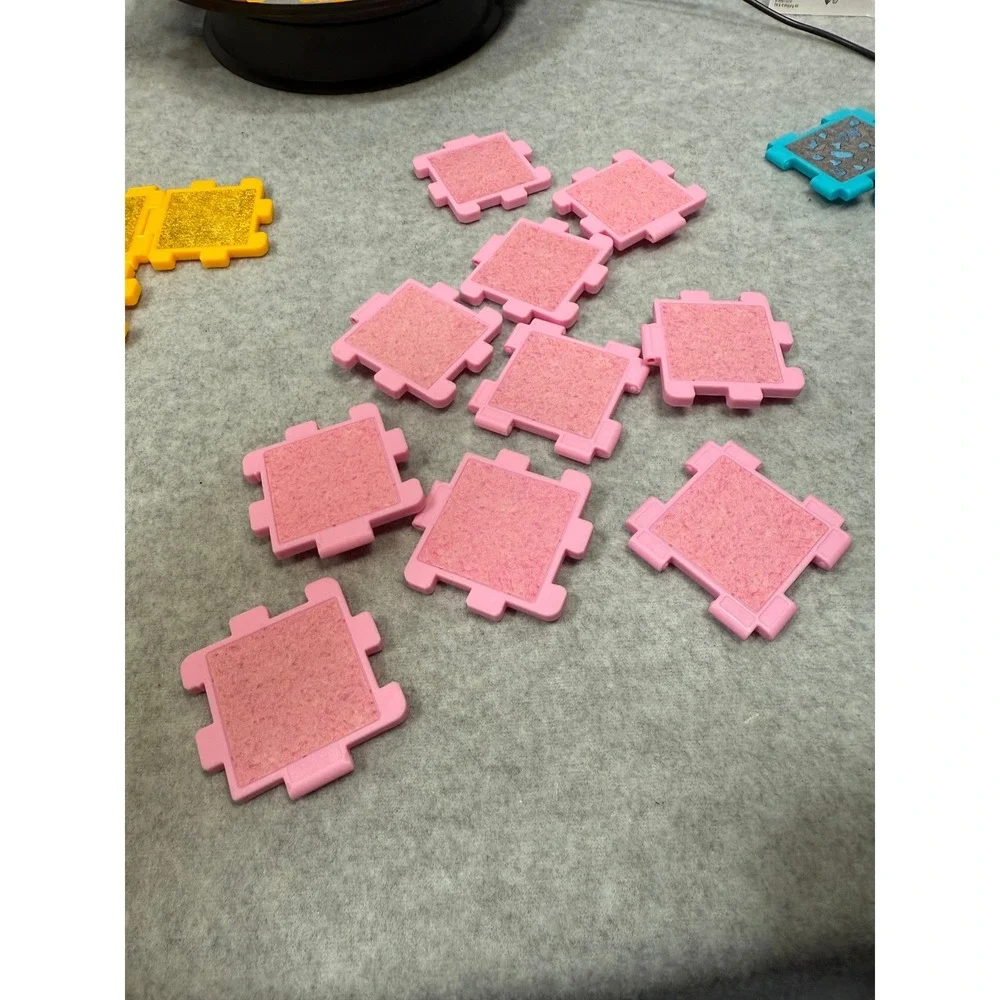 Minecraft McDonald's 2025 Happy Meal Toys Build Tiles Figures Lot‎ Set 63 Pieces